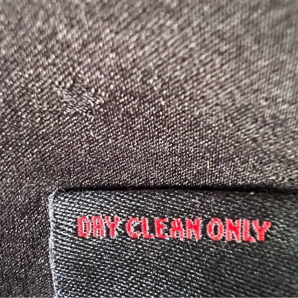 RtA TONE ON TONE BLACK STARS SILK BUTTON DOWN LONG SLEEVE SHIRT - Picture 5 of 8